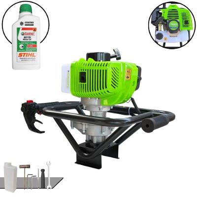 Perfurador de Solo MPS52 à Gasolina 2T 52CC 1,8HP com Óleo 2T Castrol Stihl Menegotti