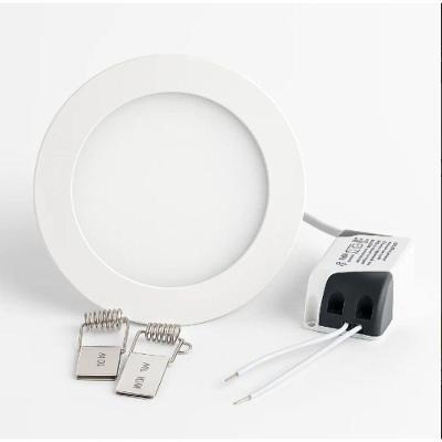 Plafon Painel de LED Redondo de Embutir 15CM 9W 3000K Branco Quente Lorben