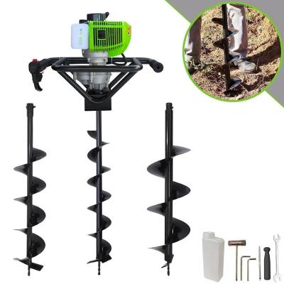 Perfurador de Solo MPS52 Gasolina 2T 52CC 1,8HP com Kit 3 Brocas 80CM Menegotti