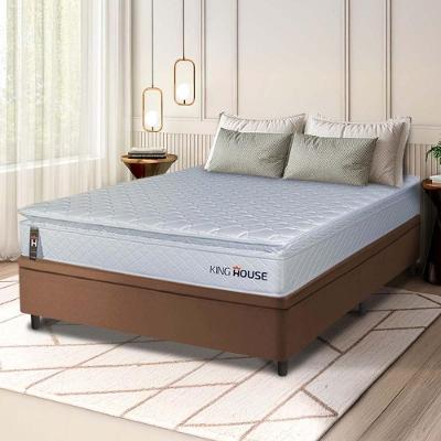 Cama Box Baú Luanda Espuma D28 Casal 138x188 King House