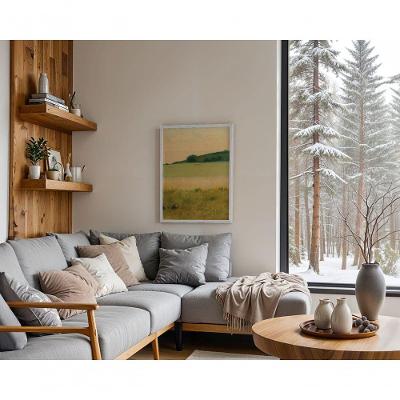 Quadro Decorativo o Tempo Que Pasta Retangular 70x50CM Preto para Cozinha