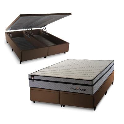 Cama Box Baú Preston com Molas Ensacadas 193x203 King House