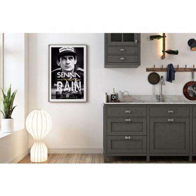 Quadro Decorativo o Olhar do Campeão Retangular 60 X 40 Preto
