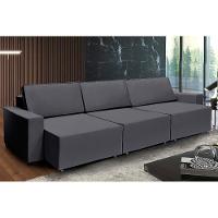 Sofá Dallas 3,40m-chumbo - 1