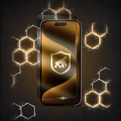 Película para Celular Gshield Iphone 16 Plus Ultra Safe Proteção da Tela Alta Transparência Preto 1