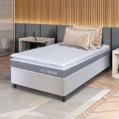 Cama Box Durban Espuma D28 Solteiro 88x188 Branco King House