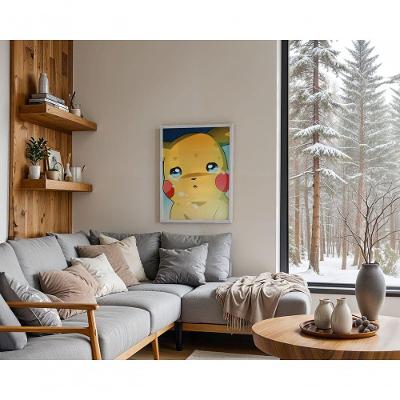 Quadro Decorativo o Brilho Que Se Apagou Retangular 30x40CM Amadeirado