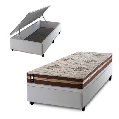 Cama Box Baú Chicago 88x188 Branco Espuma D33 King House