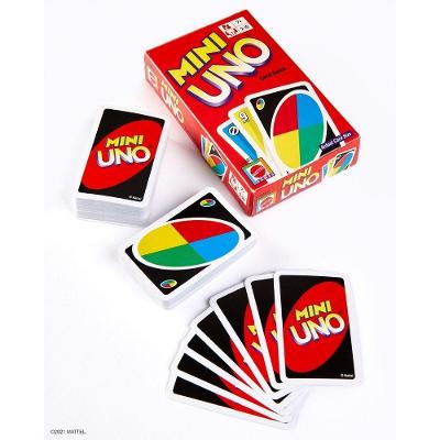 Kit Mini Jogo de Cartas UNO em Papel 4,5 X 7 X 2,5 cm com 12 Unidades para Lembrancinha OEM