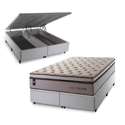 Cama Box Baú Liverpool com Molas Ensacadas 158x198 King House