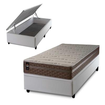 Cama Box Baú Georgia 88x188 com Molas Ensacadas King House