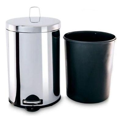 Lixeira Com Pedal E Balde Aço Inox 20 Litros 3040-204 Brinox