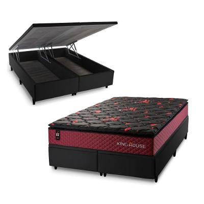 Cama Box Baú Toronto com Molas Ensacadas 193x203 King House