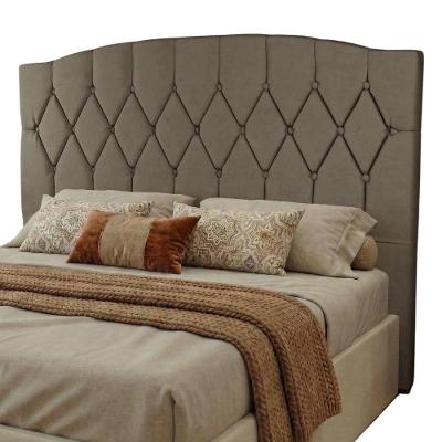 Cabeceira Estofada Para Cama Box Casal Belize De 1,40m Bege