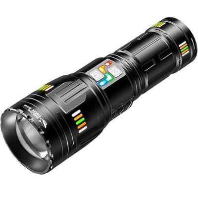 Lanterna SD-5995 LED Potente com 6 Modos de Iluminação e Design Resistente à Água Preto