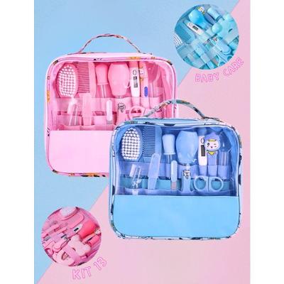 Kit Higiene para Bebê 13 Peças Recém Nascido Essencial Azul e Rosa OEM