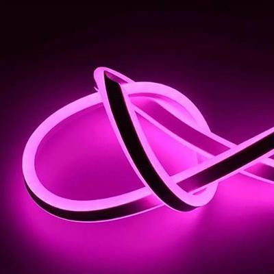 Fita de LED Mangueira Neon Silicone 100% Flexível 5m Rosa OEM