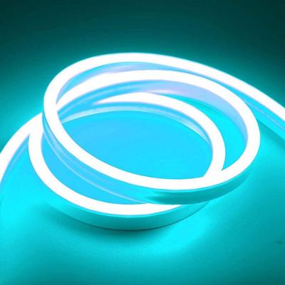 Fita de LED Mangueira Neon Silicone 100% 5m Azul Ice Blue OEM
