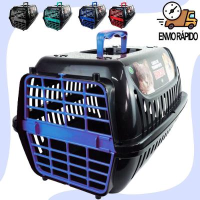Caixa de Transporte para Pets OEM N1 para Gatos e Cães em Polipropileno Preto Azul 1 Unidade