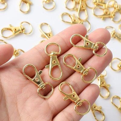 Fecho Mosquetão 32mm Dourado Embalagem com 20 Unidades para Artesanato OEM