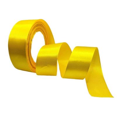 Fita de Cetim Nº 9 (38mm) Cetim 38mm Amarelo Rolo 45m para Artesanato OEM