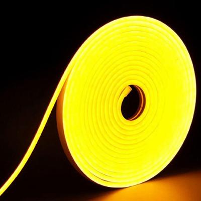 Fita de LED Mangueira Neon Silicone 100% Flexível 5m Ip67 Iluminação Decorativa Amarelo OEM