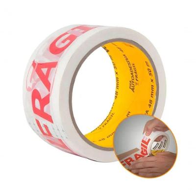 Fita Auto Adesiva Frágil Fragil 48MMX50M VOND 1052485000 para Proteger e Identificar Embalagens