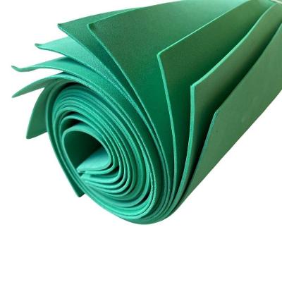Placa de EVA Dubflex Placas 40x60 Atóxica 40cm X 60cm X 1 e 5mm Kit com 10 Unidades Verde Bandeira