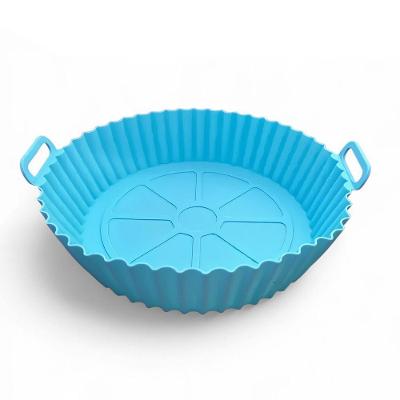 Forma de Silicone Antiaderente Reutilizável Draik para Airfryer e Forno 16X4,5CM Azul