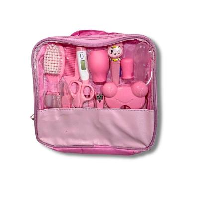 Kit Higiene para Bebê 13 Peças Recém Nascido Essencial com Bolsa Azul e Rosa OEM