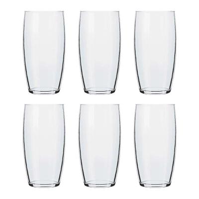 Jogo de Copos Long Drink Nadir Oca em Vidro Liso Transparente 300ml Conjunto 6 Peças OEM