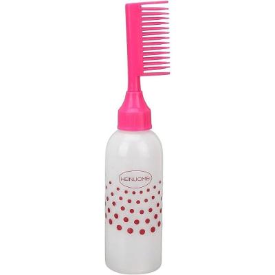 Garrafa Aplicadora Bico de Pente Mrcc.hair 2 em 1 para Coloração de Cabelo Rosa OEM