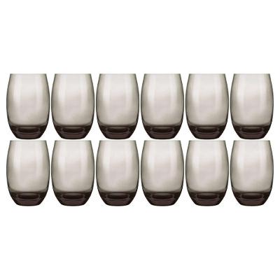 Jogo de Copos Long Drink Aruba 465ML em Vidro Fumê com Design Refinado e Alta Resistência Aruba