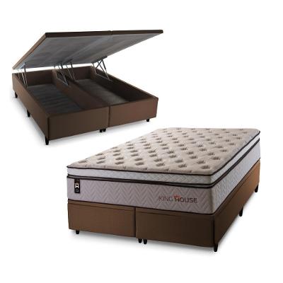 Cama Box Baú Liverpool com Molas Ensacadas 158x198 King House