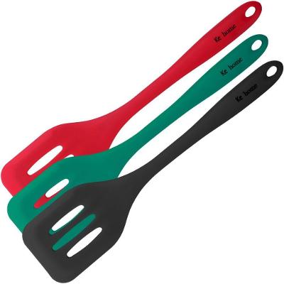 Espátula Vazada em Silicone Collorfull 6041 para Panelas Antiaderentes Vermelho Ke Home