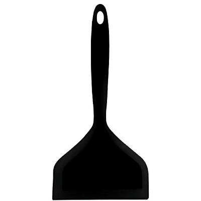 Espátula de Silicone Larga - Uni Home Preto para Misturar Raspar e Servir