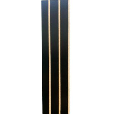 Ripas Autocolantes para Parede Kit 20 MDF Efeito Tridimensional Alta Durabilidade Preto OEM