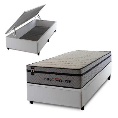 Cama Box Baú Preston 88x188 com Molas Ensacadas King House