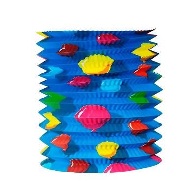 Enfeite Junino Lanterna em Celulose 24X15CM 01 Unidade Colorida Popper