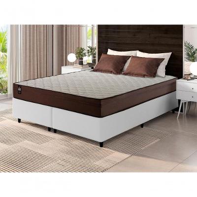 Cama Box Atlanta Espuma King 193x203 Marrom King House