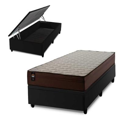 Cama Box Baú Atlanta 96x203 Preto Espuma D45 King House