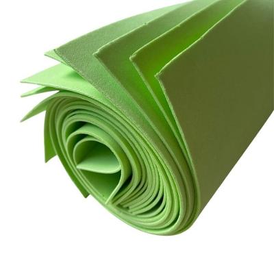 Placa de EVA Dubflex 40cm X 60cm Verde Claro Kit com 10 Folhas para Artesanato e Escola OEM