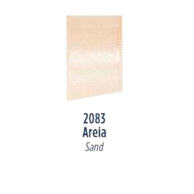 Fita de Cetim Nº 5 22mm 50m 2083 Areia Bege para Laços e Trabalhos Manuais Progresso OEM
