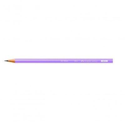 Lápis de Grafite Faber-Castell Ecolapis Max Colors Graduação 2B Mina Resistente 1 Unidade Lilás