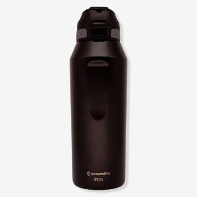 Garrafa Térmica Vita Pegasus 1L Noir em Aço Inoxidável com Parede Dupla Vermelho Zonacriativa