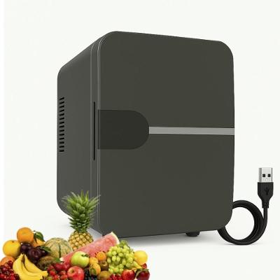 Geladeira Portátil 4l 12v Cinza Mini Frigobar Skincare
