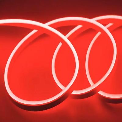 Fita de LED Mangueira Neon Silicone 100% Flexível 5m IP67 Emendável Vermelho OEM