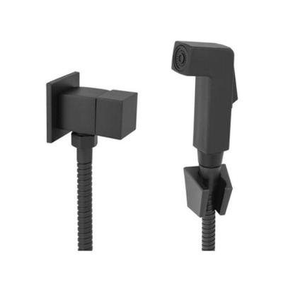 Ducha Higiênica Preto Fosco Quadrada 100% Metal Lavabo Luxo de Parede OEM