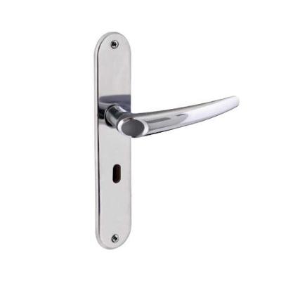 Fechadura Interna Joy F-2700-46 IP Mecânica de Embutir com Chave para Porta de Madeira Prata
