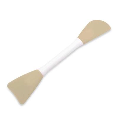 Espátulas Duplas de Silicone para Skincare Aplicação de Máscara Facial e Argila Bege OEM